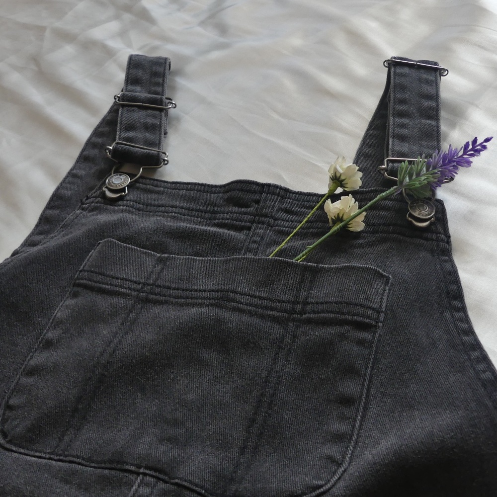 Black Overall Dress